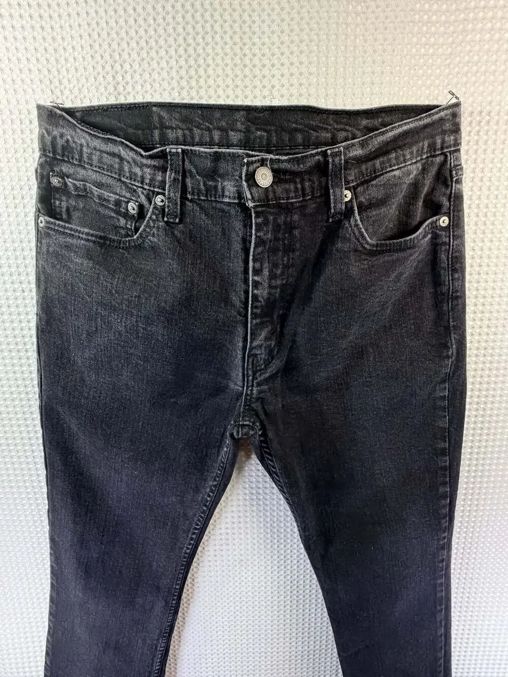 Levi's 511 Slim Fit Black Denim Jeans, Men's Size 36x30